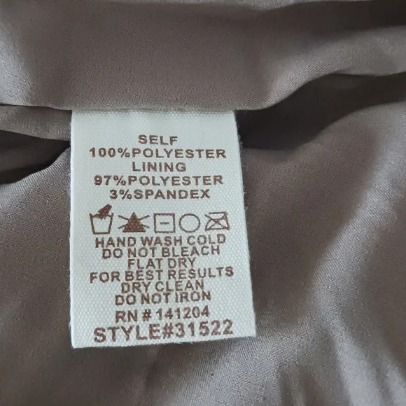 Hem & Thread Brown Faux Fur Hoodie S LIKE NEW - Picture 12 of 14